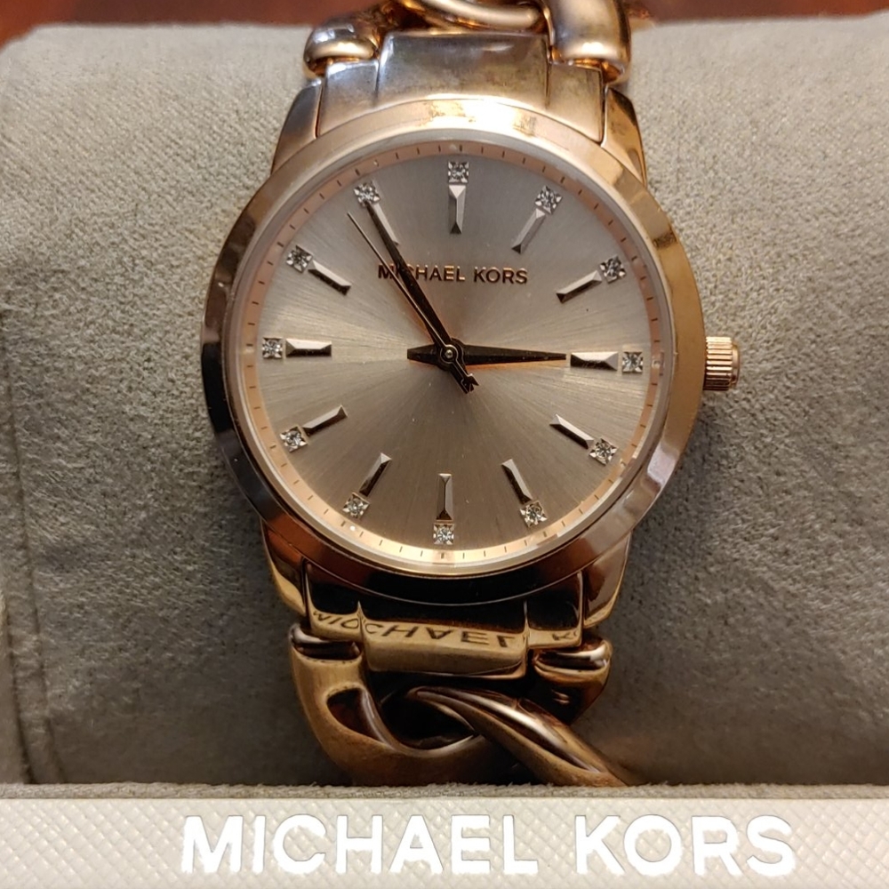 Michael Kors Rose Gold Link Watch